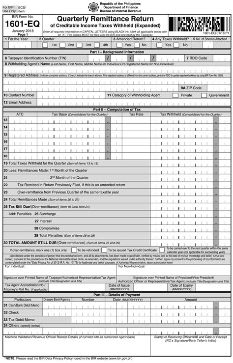 Form 1601.